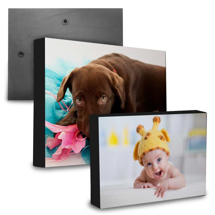 Print your photos on mounted photo panels ready to hang in your home for a modern look